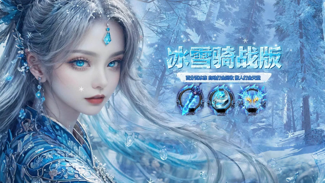 《冰雪传奇骑战版》：经典地图加骑战，砍怪带驹更过瘾！(图1)